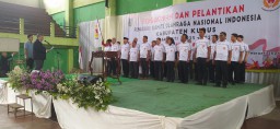 Komite Olahraga Nasional Indonesia (KONI) Kabupaten Kudus menggelar pelantikan pengurus masa bakti 2023-2027 bertema "KONI Kudus Sehat dan Berprestasi