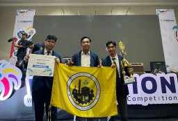 Net Zero Vyatra Team menyabet juara 1 pada kompetisi product innovation kategori science and technology di Winaction (Memanggil.co/Ist)