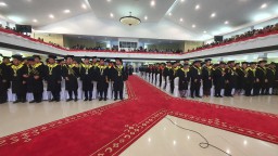 Upacara wisuda PEM Akamigas tahun akademik 2023/2024 di Graha Oktana, Kamis (18/7/2024) (Memanggil.co/Ist)