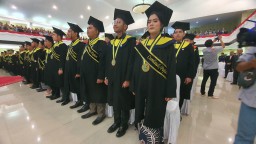 Prosesi wisuda PEM Akamigas di Graha Oktana, Kamis (18/7/2024) (Memanggil.co/Ist)