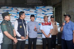 Pj. Wahyu Hidayat tinjau ketersediaan pupuk bersubsidi di Kota Malang (Memanggil.co/Antara)