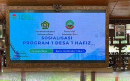 Sosialisasi Program 1 Desa 1 Hafiz oleh Pemkab Blora. (Memanggil.co/Ist) 