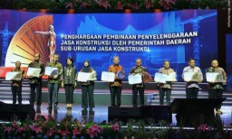 Acara Malam Penghargaan Konstruksi Indonesia 2024 di ICE BSD,Tangerang, Banten, Jumat (8/11/2024) (Memanggil.co/Blora)