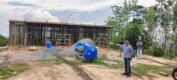 Proyek pembangunan kantor Desa Soko Blora (Memanggil.co/Ist)