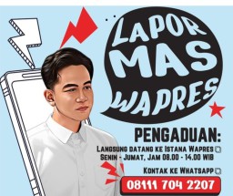 Poster Layanan Lapor Mas Wapres  (Memanggil.co/Instagram @gibran_rakabuming)