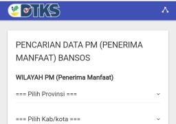 Cara cek penerima bansos melalui handphone (Memanggil.co/Tangkapan layar)