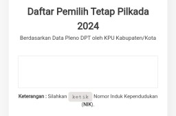 Cara Cek DPT KPU Online dengan mudah (Memanggil.co/tangkapan layar)