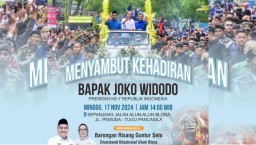 Presiden Jokowi akan menyapa warga Blora hari ini (Memanggil.co/Instagram @ariefrohman838).
