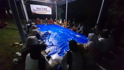 Masa Ta'aruf (MasTa) yang berlangsung di Bukit Kunci, Jiken, Kabupaten Blora, Sabtu (14/12) (Memanggil.co/Nur Laili)