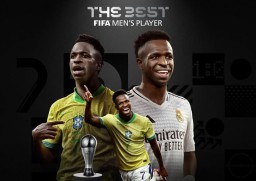 Vinicius Junior, penyerang Brasil yang bermain untuk Real Madrid, terpilih sebagai Pemain Terbaik FIFA 2024 (Memanggil.co/tangkapan layar FIFA)