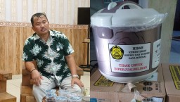Camat Blora Hadi Praseno saat ditemui di kantornya (Memanggil.co/Ist)