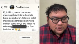 Komika Fico Fachriza saat klarifikasi (Memanggil.co/tangkapan layar)