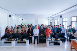 Pelantikan pengurus Organisasi Mahasiswa Raya (ORMAWA) di Auditorium, Minggu (12/01/2025) (Memanggil.co/Ist)