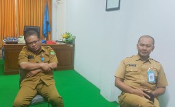 Sekretaris Disdik Blora Nuril Huda (kiri) dan Kepala Bidang Guru dan Tenaga Kependidikan (GTK) Kariyono (kanan) (Memanggil.co/Ist)