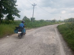 Jalan Cabak - Bleboh bakal dibangun dengan anggaran belasan miliaran. (Menanggil.co/Tohari) 