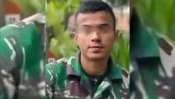 Anggota TNI (AT) yang tewas gantung diri di Rote Ndao NTT (Memanggil.co/tangkapan layar)
