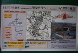 Skema pembangunan bendungan Cabean di Kecamatan Todanan Blora (Memanggil.co/Ist)