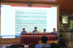 Rakor Pengendalian Operasional Kegiatan (POK) di Pendopo Rumah Dinas Bupati Blora, Senin (17/2/2025) (Memanggil.co/Ist)