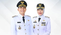 Setyo Wahono-Nurul Azizah resmi menjadi pasangan Bupati dan Wakil Bupati Bojonegoro periode 2025-2030 (Memanggil.co/Ist)