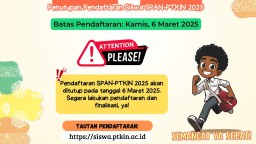 Pendaftaran SPAN PTKIN dibuka hingga 6 Maret 2025 (Memanggil.co/Kemenag)