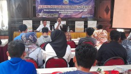 Dinas Pangan Pertanian Peternakan dan Perikanan (DP4) Kabupaten Blora, saat menyelenggarakan pertemuan petani milenial 2024 di Resto D'joglo Blora, Rabu (12/6/2024) (Memanggil.co/Ist)