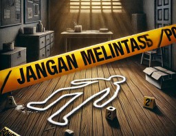 Ilustrasi Tempat Kejadian Perkara (Memanggil.co/Teguh Arianto)