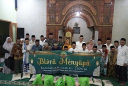 Acara Blora Menyapa dimulai di Masjid Baitur Rohman, Desa Tengger, Kecamatan Japah, Senin (3/3/2025) (Memanggil.co/Hms)