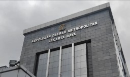 Gedung Polda Metro Jaya yang berlokasi di Jalan Sudirman, Senayan, Kebayoran Baru, Jakarta Selatan (Memanggil.co/Antara)