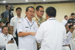 Bupati Bojonegoro Setyo Wahono saat mengikuti rapat koordinasi yang diselenggarakan oleh Komisi Pemberantasan Korupsi (KPK) di Jogja Expo Center, Yogyakarta, Rabu (19/03/2025) (Memanggil.co/Ist)