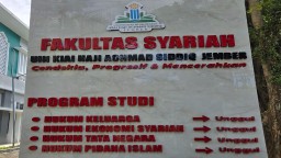 Papan info Prodi di UIN KHAS Jember (Memanggil.co/Kemenag)