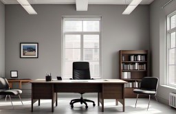 Ilustrasi kantor yang tidak ada orangnya. (Memanggil.co/Ist) 