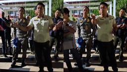 Kegiatan lapak baca gratis yang digelar komunitas Pustaka Malam Pati di Alun-Alun digrebek oleh Satpol PP, Sabtu (12/4/2025) malam (Memanggil.co/Ist)