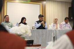 Menteri Sosial Saifullah Yusuf (Gus Ipul) dalam acara bersama pendamping Program Keluarga Harapan (PKH) di Bandar Lampung, Senin 12 Mei 2025. (Foto: kemensos)