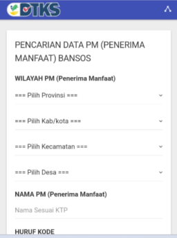 Cara mengecek bansos melalui situs resmi Kemensos. (Foto: Arif Miko/Memanggil.co)