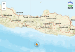 Gempa Magnitudo 2,6 di Barat Daya Gunungkidul. (Foto: dok. bmkg)