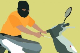 Ilustrasi maling motor beraksi. (Memanggil.co/Ist) 