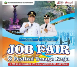 Flayer Job Fair di GOR Mustika pada 20–21 Mei 2025 (Foto: Disnaker Blora)