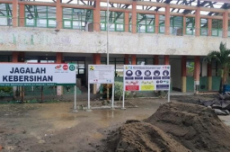 Bekas bangunan SDN 4 Balun di Kecamatan Cepu yang akan dijadikan sekolah rakyat. (Foto: Abdul Sobirin)