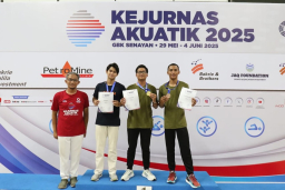 Kejuaraan Nasional (Kejurnas) Akuatik Indonesia 2025. (Foto: Diskominfo Jatim)