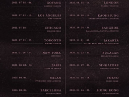 BLACKPINK WORLD TOUR. Foto Instagram BLACKPINK.