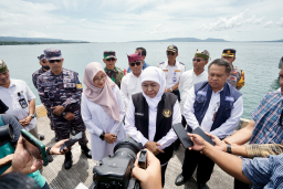 Pemprov Jatim dan Pemkab Banyuwangi Matangkan Persiapan Kapal Cepat Banyuwangi-Denpasar. Foto Diskominfo Jatim.