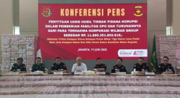 Kejagung menyita uang Rp 11,8 Triliun dari terdakwa kasus korupsi CPO Wilmar Group. Foto KEJAGUNG RI.