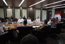 Kunjungan kerja ke Kantor Kementerian Imigrasi dan Pemasyarakatan (Imipas) guna audiensi memantapkan pendirian kantor imigrasi di Kabupaten Blora, Kamis (19/6/2025). Foto Blorakab.go.id.