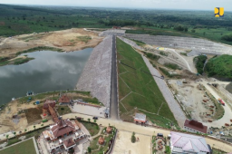 Bendungan Randugunting berada di Kalinanas, Kecamatan Japah Kabupaten Blora, Jawa Tengah. (Foto: Kementerian pu)