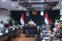 Suasana Rapat Koordinasi Implementasi Digital Public Infrastructure (DPI) pada Program Perlindungan Sosial Use Case Program Keluarga Harapan (PKH), di Jakarta, Jumat (4/7/2025). Foto Menpan.