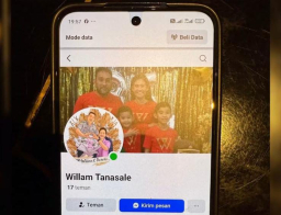 Foto tangkap layar akun Facebook yang mencatut nama Kapolres Tuban. (Abdul Rohman/Memanggil.co)