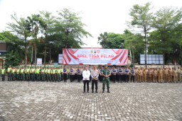Apel Tiga Pilar Polresta Pati. (Memanggil.co/Ist)