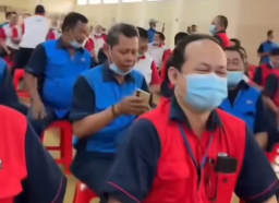 Foto tangkap layar pada video yang tengah viral di media sosial.