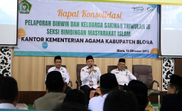 Rapat Konsolidasi Pelaporan Bimwin dan Keluarga Sakinah Triwulan III Tahun 2025 Kemenag Kab. Blora (foto: kemenag_blora)