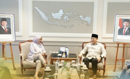 Temui Menpan, Wamenag Optimistis Hari Santri Ada Kado Izin Prakarsa Ditien Pesantren (foto: kemenag blora)